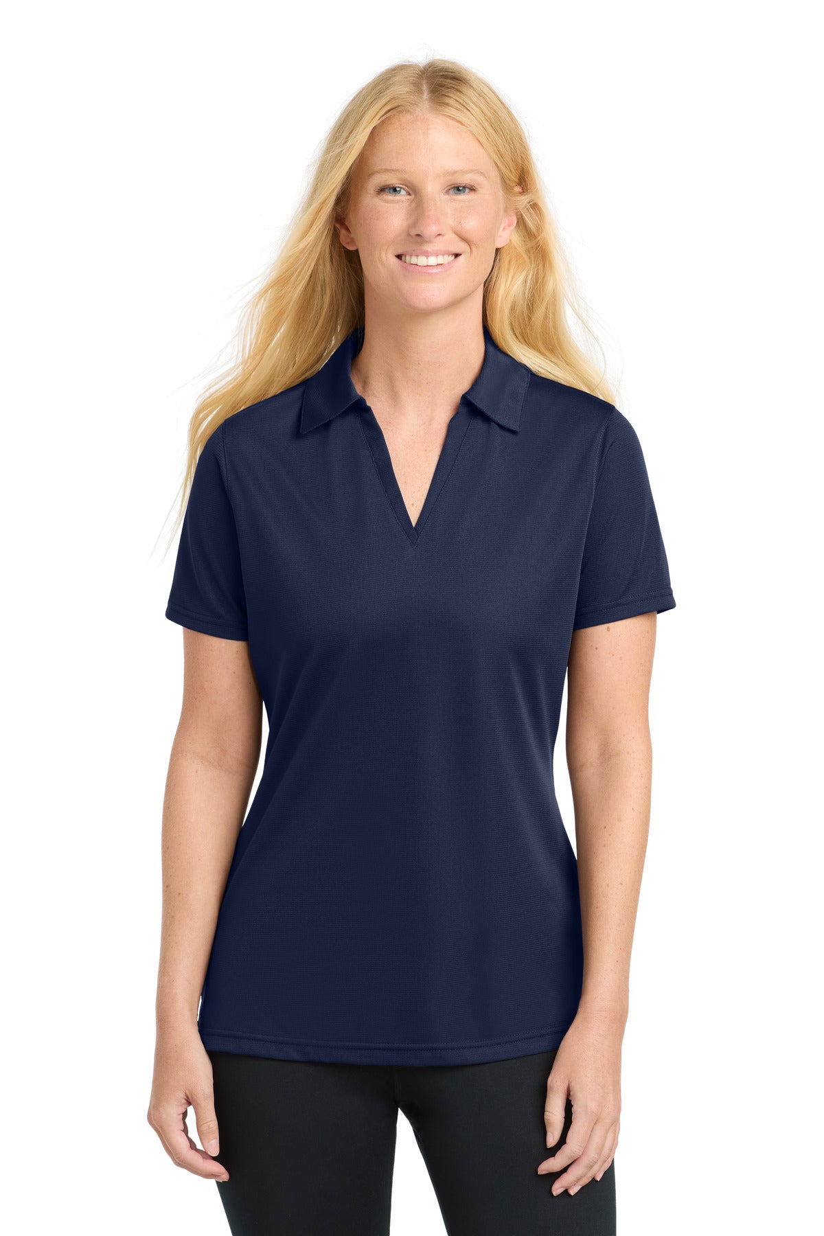Sport-Tek Women's PosiCharge Active Textured Polo. LST690