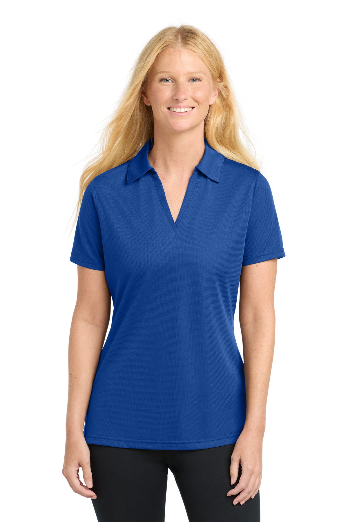 Sport-Tek Women's PosiCharge Active Textured Polo. LST690