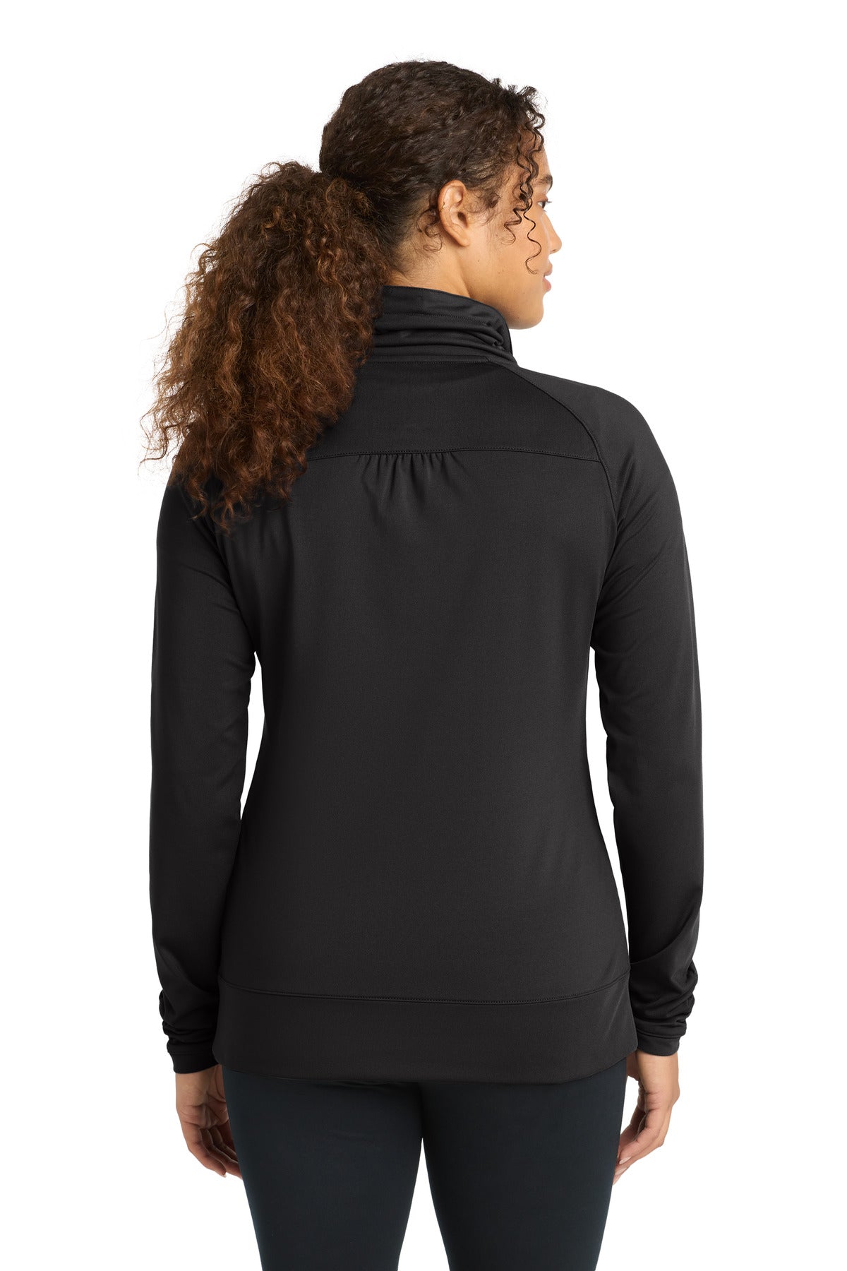 Sport-Tek Women's Sport-Wick Stretch Full-Zip Jacket. LST852