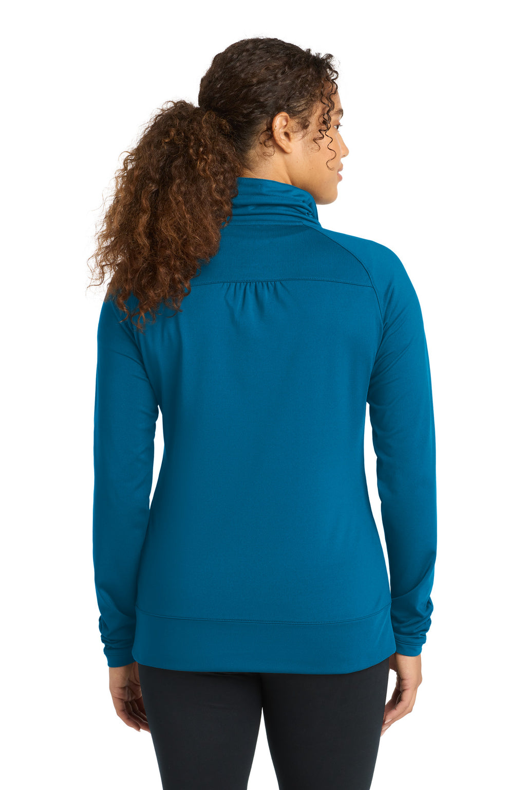 Sport-Tek Women's Sport-Wick Stretch Full-Zip Jacket. LST852