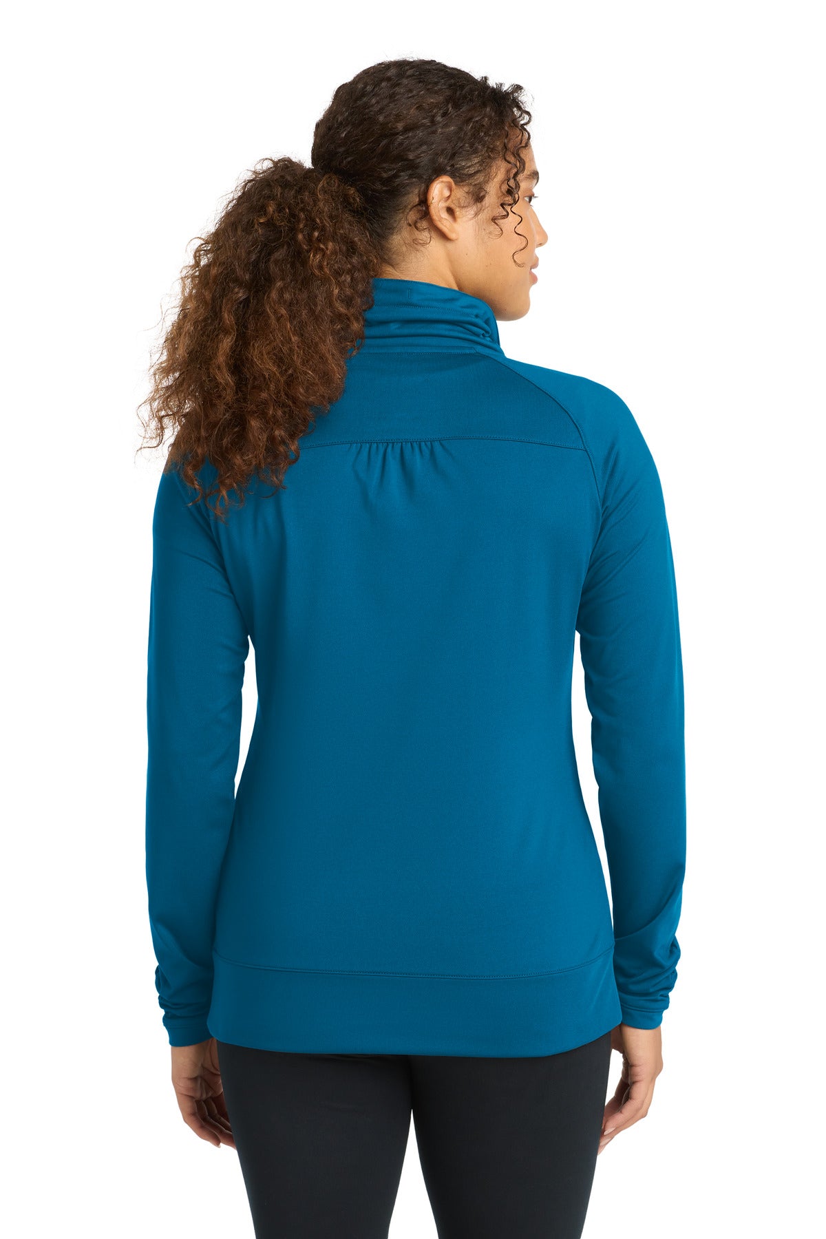 Sport-Tek Women's Sport-Wick Stretch Full-Zip Jacket. LST852