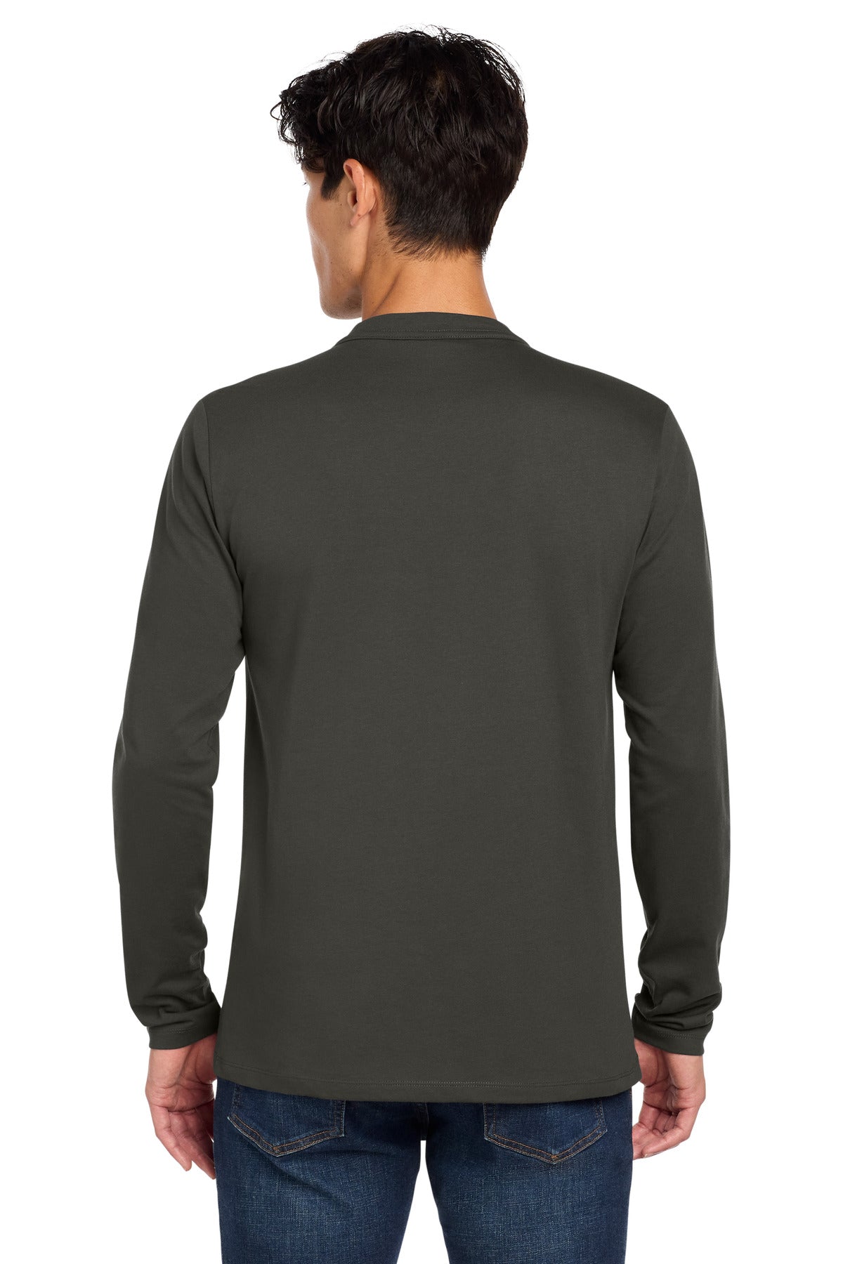 New Era  Heritage Blend Long Sleeve Crew Tee. NEA102
