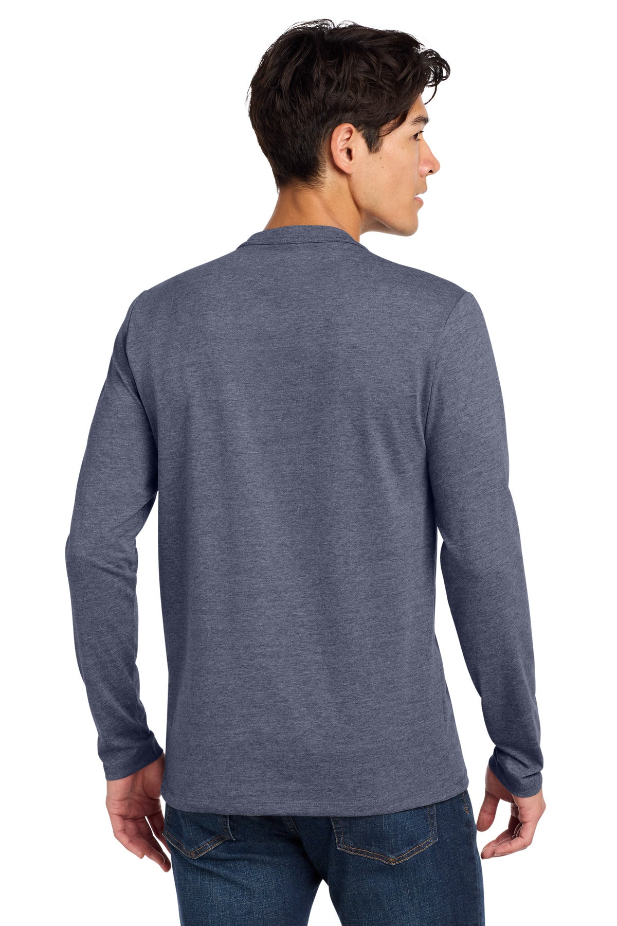 New Era  Heritage Blend Long Sleeve Crew Tee. NEA102