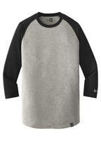 New Era  Heritage Blend 3/4-Sleeve Baseball Raglan Tee. NEA104