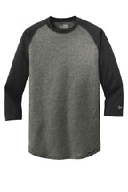New Era  Heritage Blend 3/4-Sleeve Baseball Raglan Tee. NEA104