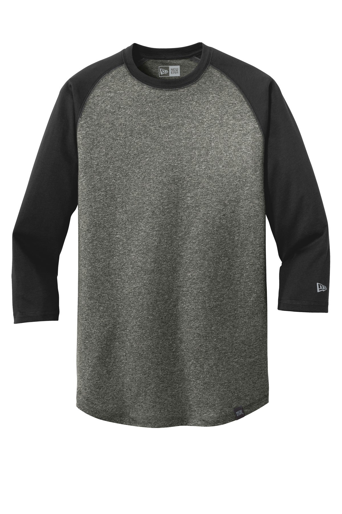 New Era  Heritage Blend 3/4-Sleeve Baseball Raglan Tee. NEA104