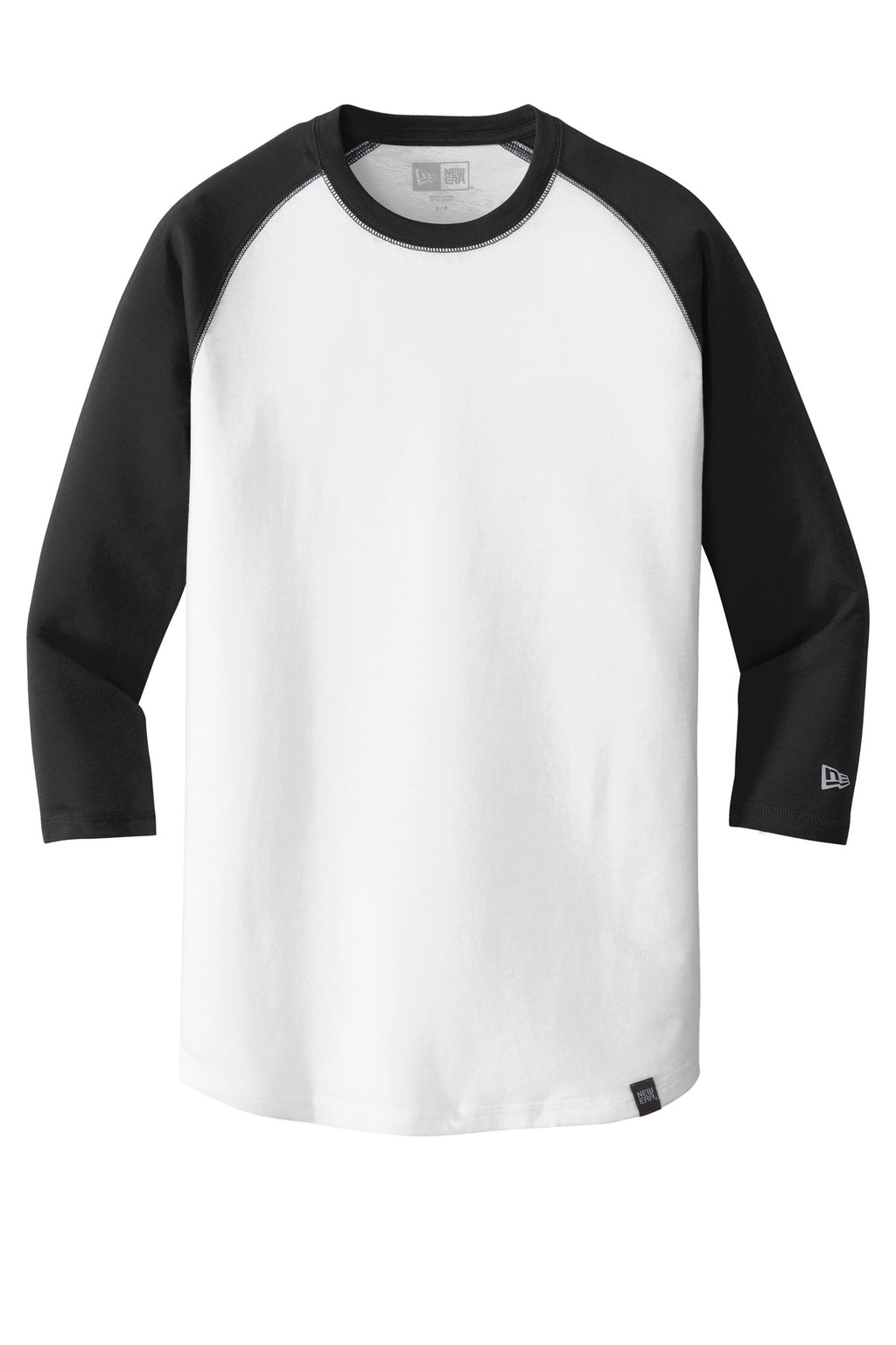 New Era  Heritage Blend 3/4-Sleeve Baseball Raglan Tee. NEA104