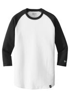 New Era  Heritage Blend 3/4-Sleeve Baseball Raglan Tee. NEA104