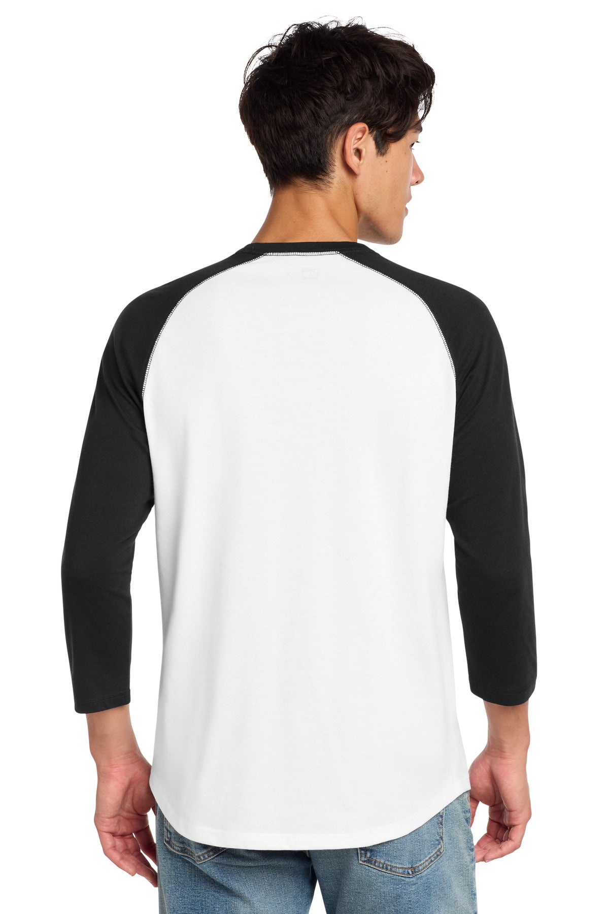 New Era  Heritage Blend 3/4-Sleeve Baseball Raglan Tee. NEA104