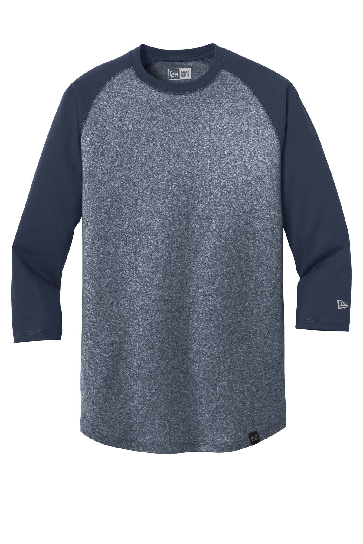 New Era  Heritage Blend 3/4-Sleeve Baseball Raglan Tee. NEA104