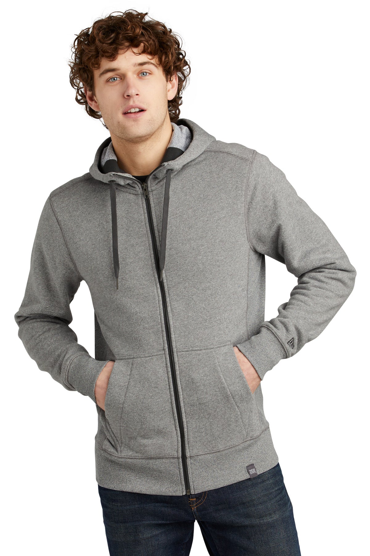 New Era  French Terry Full-Zip Hoodie. NEA502