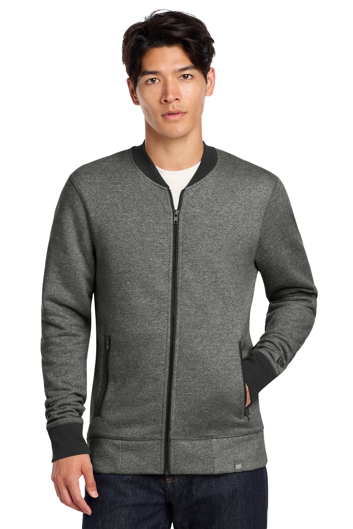 New Era  French Terry Baseball Full-Zip. NEA503