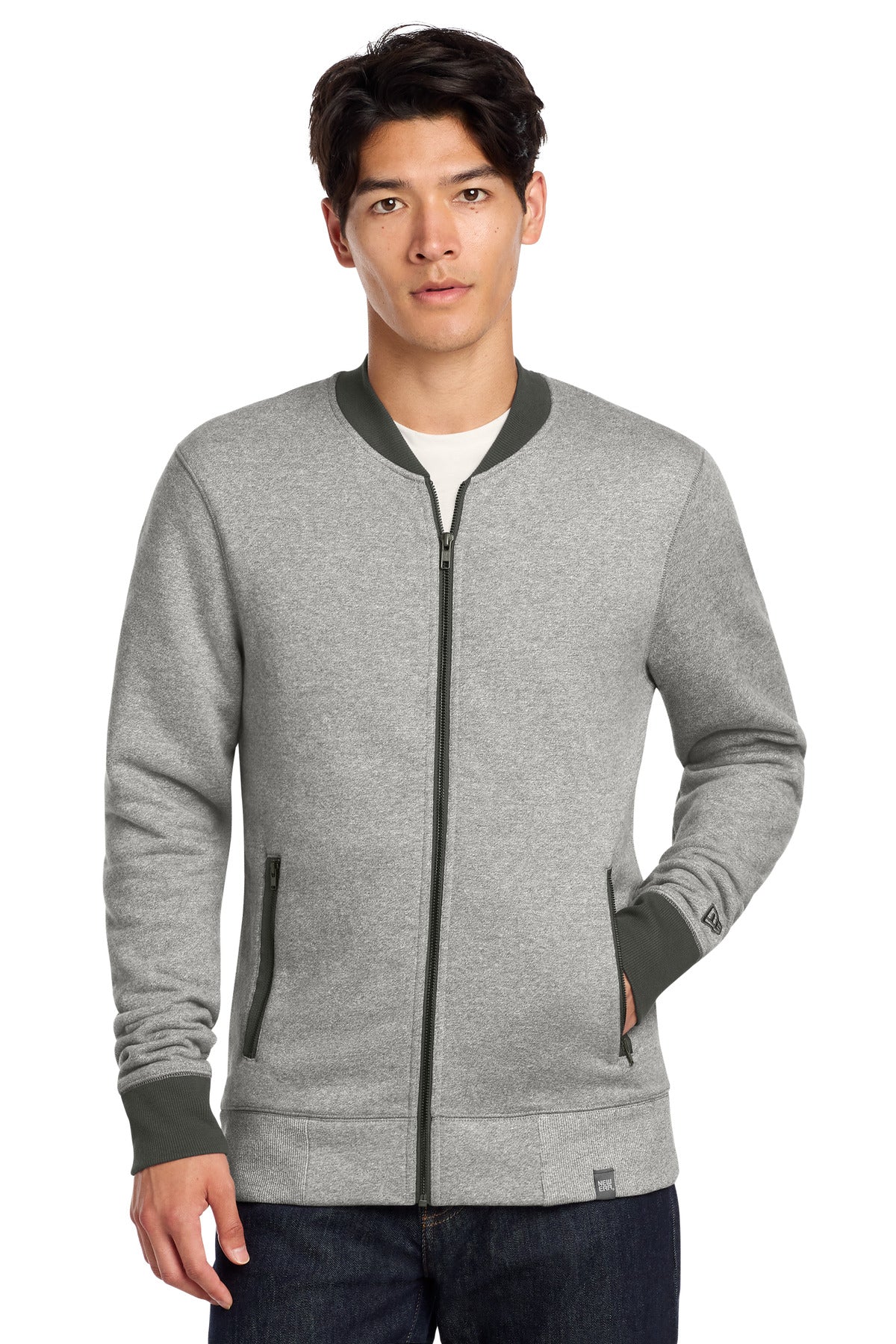 New Era  French Terry Baseball Full-Zip. NEA503