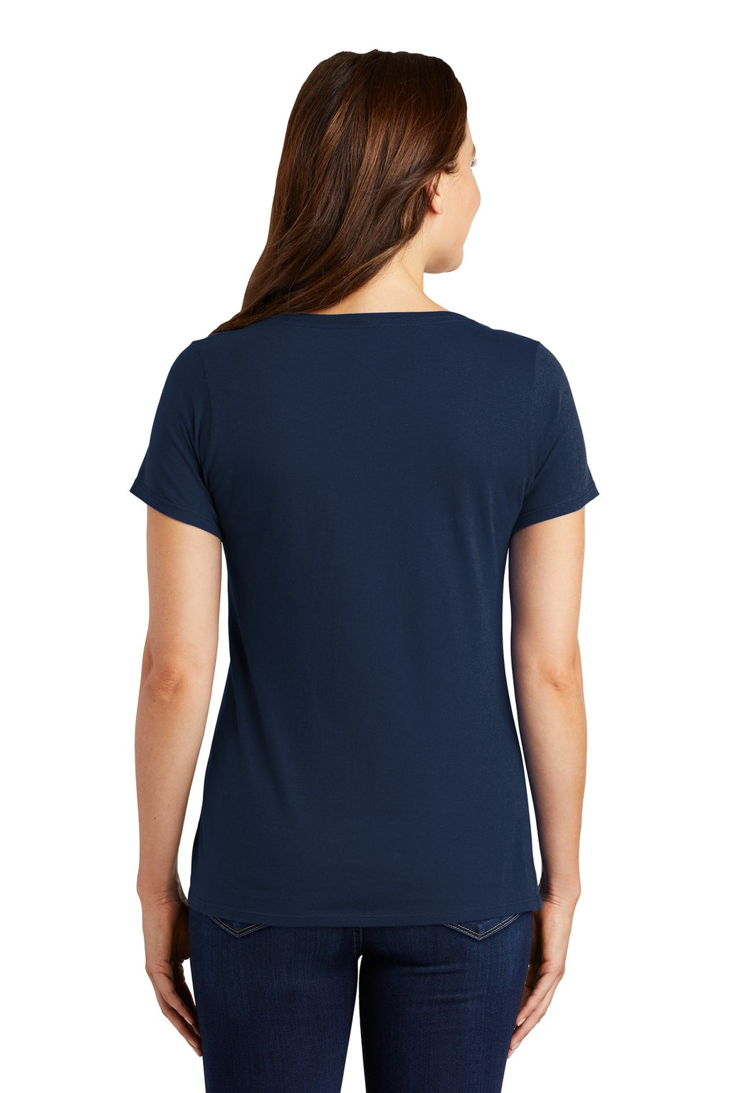 Nike Women's Dri-FIT Cotton/Poly Scoop Neck Tee. NKBQ5234