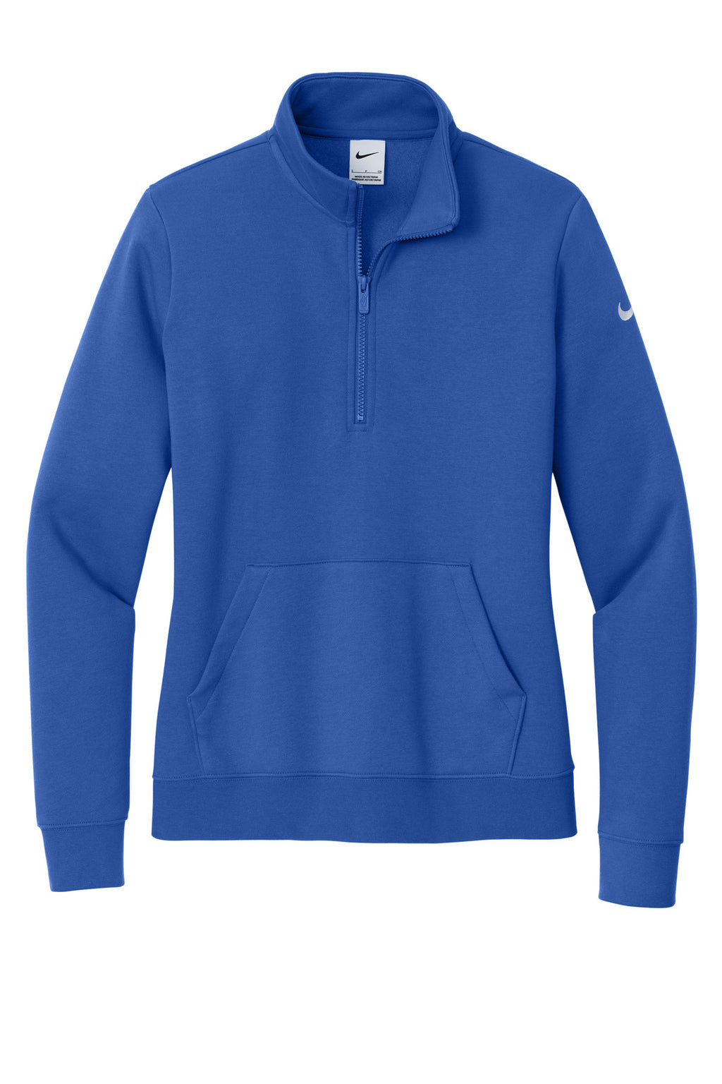 Nike Women's Club Fleece Sleeve Swoosh 1/2-Zip NKDX6720