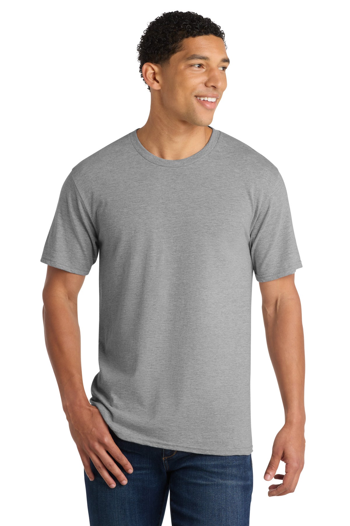 Port & Co Ring Spun Cotton Tee. PC150
