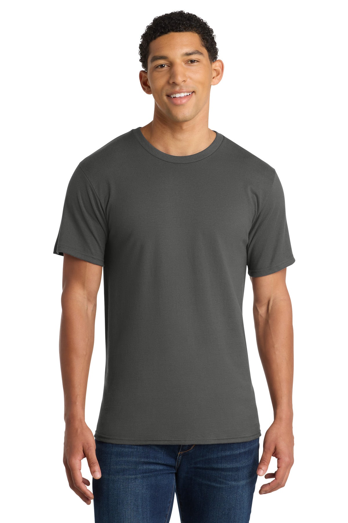 Port & Co Ring Spun Cotton Tee. PC150