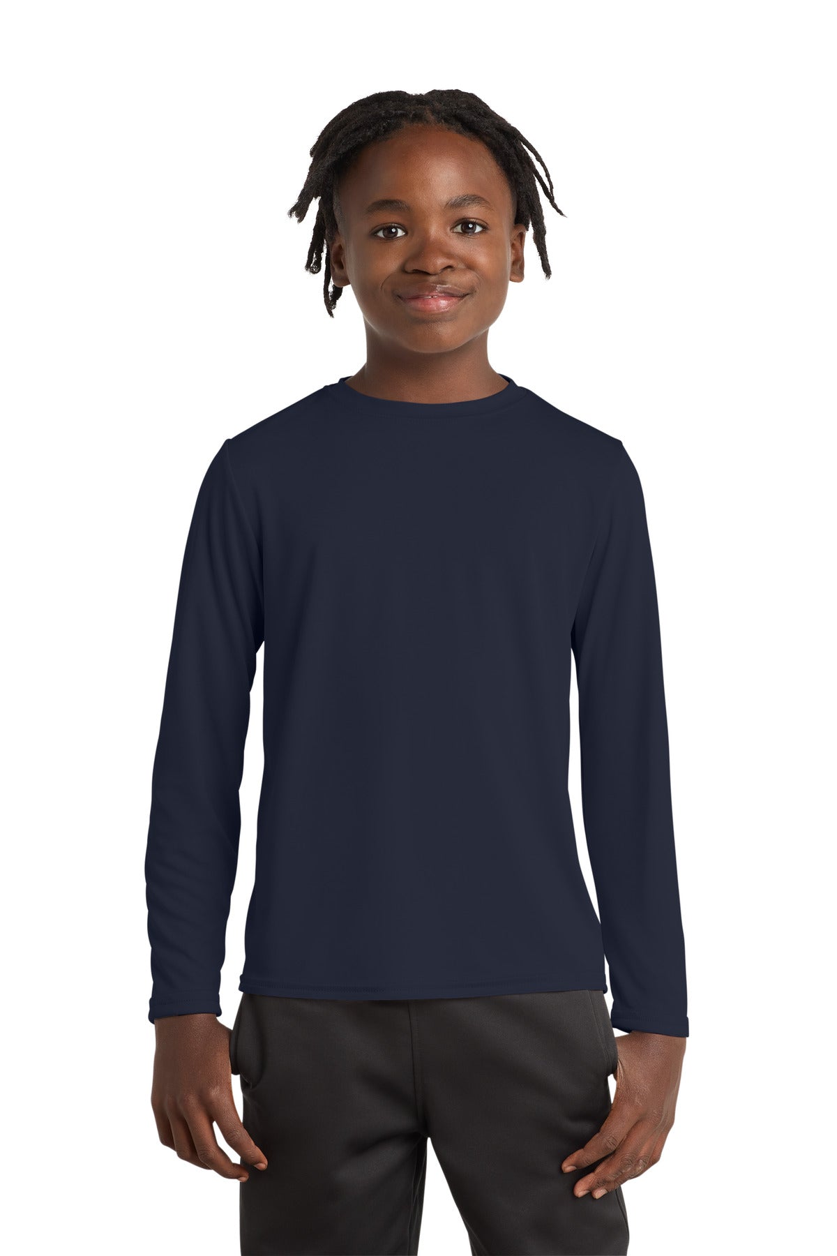 Port & Co Youth Long Sleeve Performance Tee PC380YLS