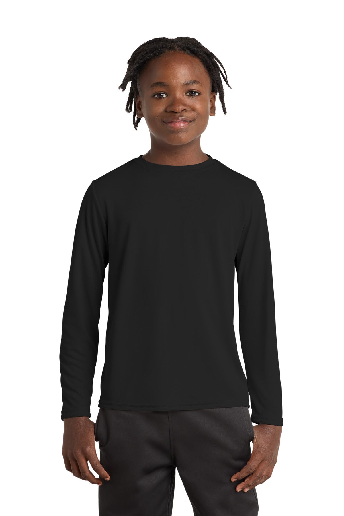 Port & Co Youth Long Sleeve Performance Tee PC380YLS