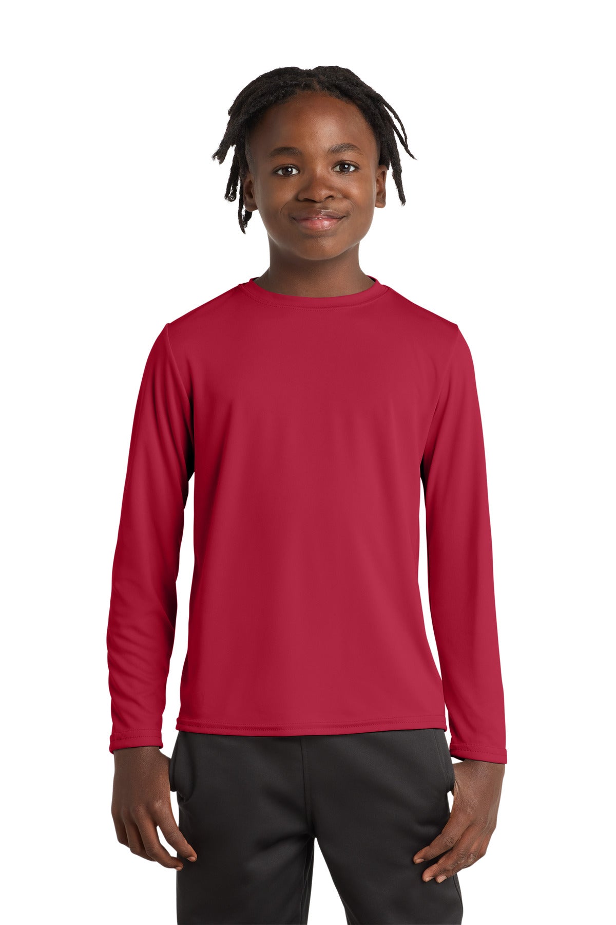 Port & Co Youth Long Sleeve Performance Tee PC380YLS