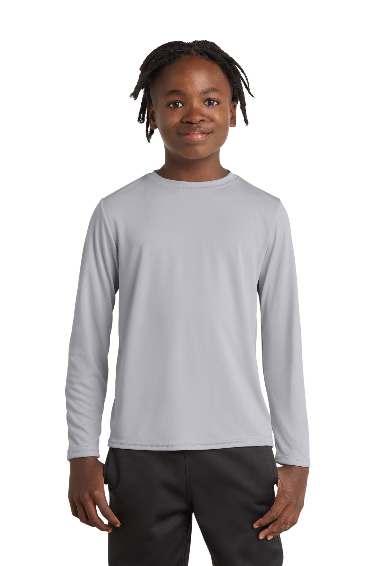 Port & Co Youth Long Sleeve Performance Tee PC380YLS