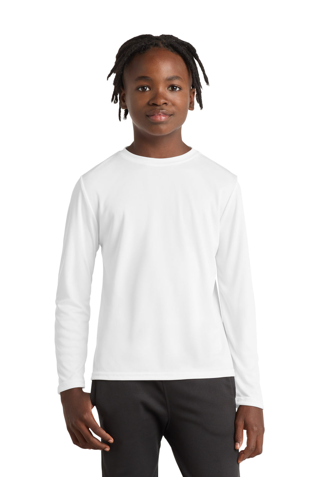 Port & Co Youth Long Sleeve Performance Tee PC380YLS