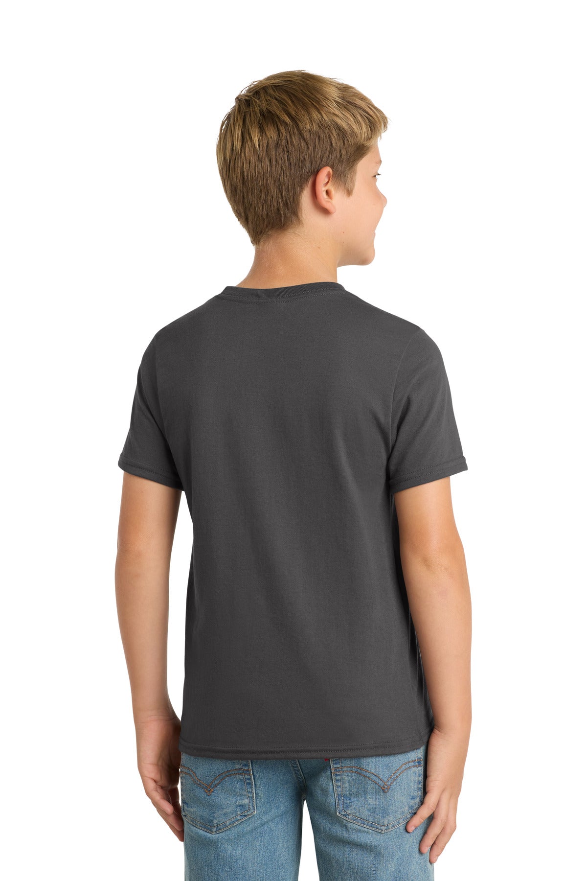 Port & Co Youth Performance Blend Tee. PC381Y