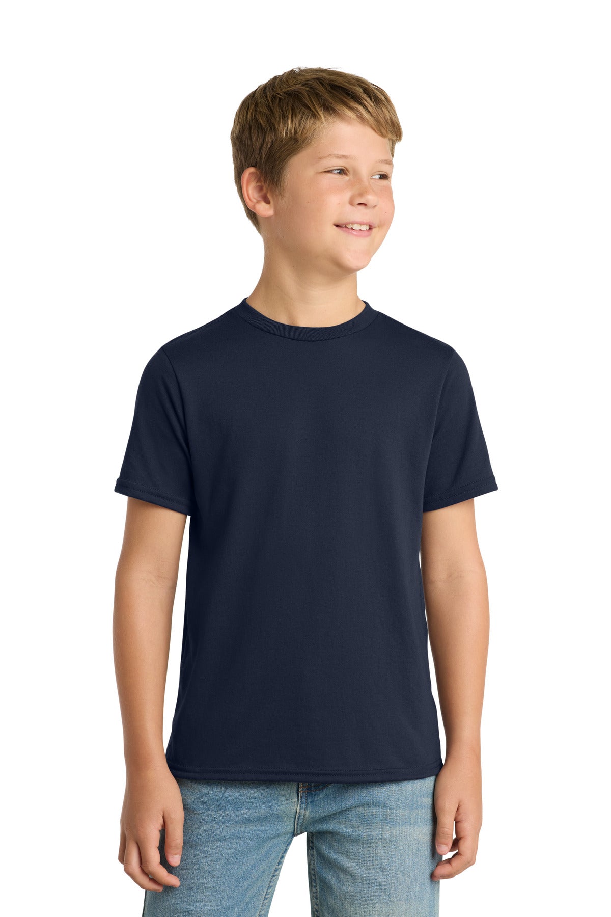 Port & Co Youth Performance Blend Tee. PC381Y