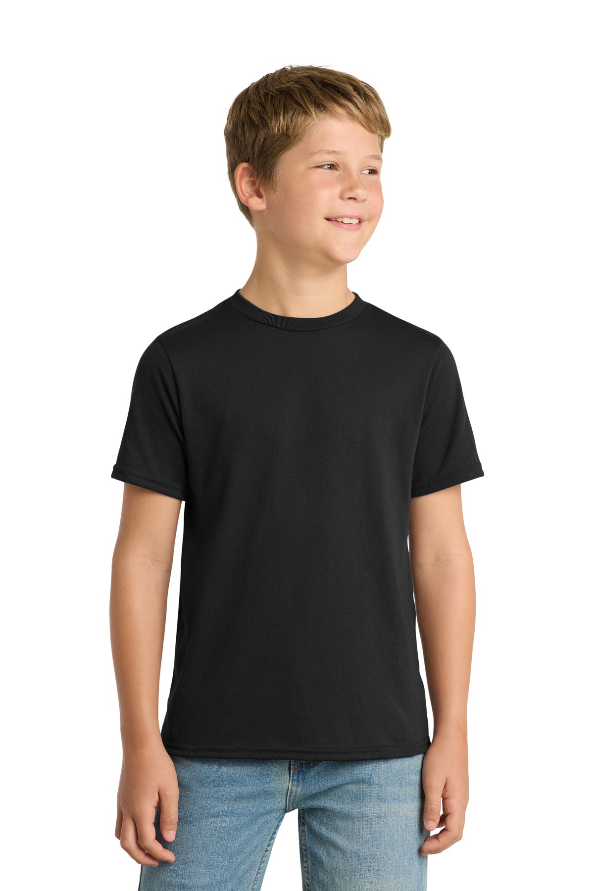 Port & Co Youth Performance Blend Tee. PC381Y
