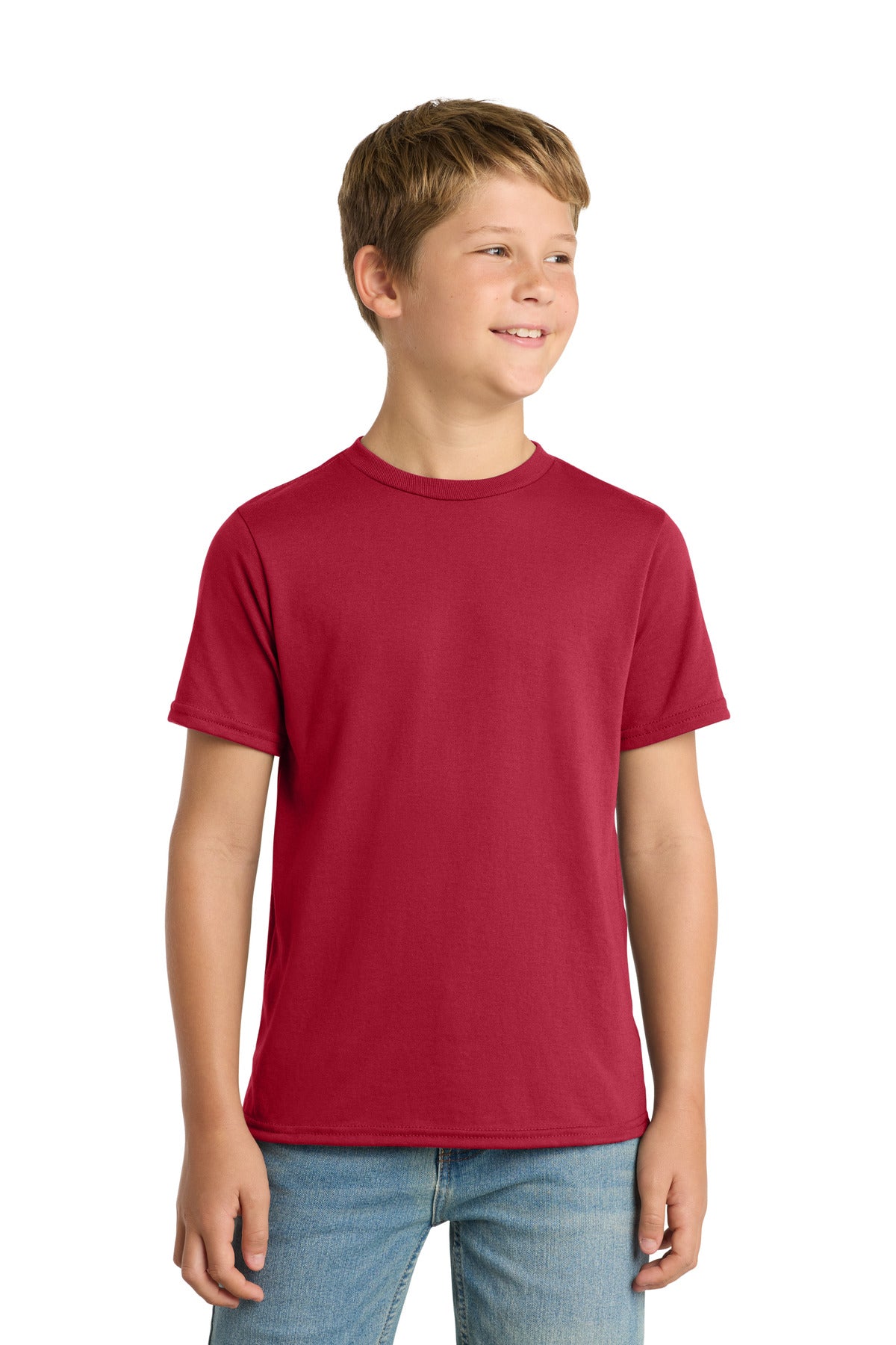 Port & Co Youth Performance Blend Tee. PC381Y