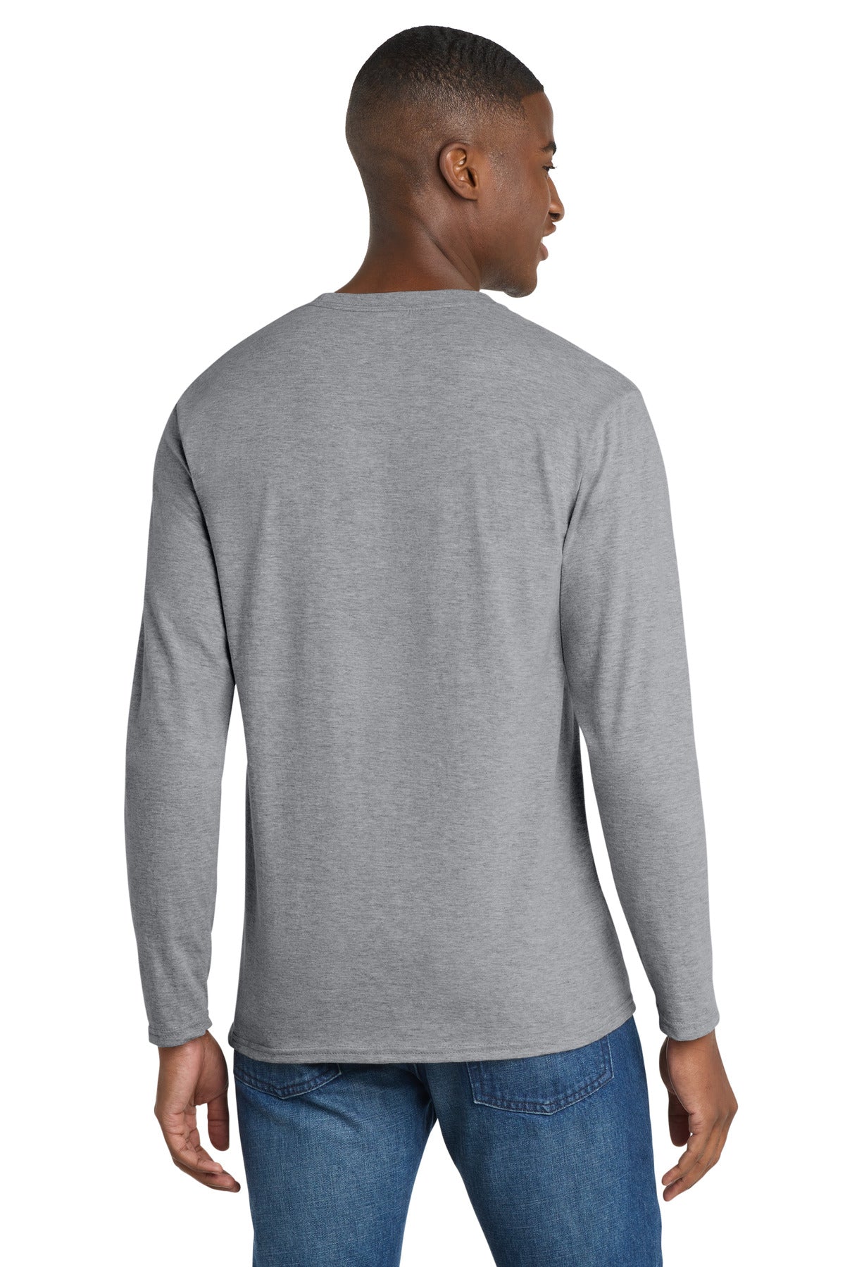 Port & Co Long Sleeve Fan Favorite Tee. PC450LS