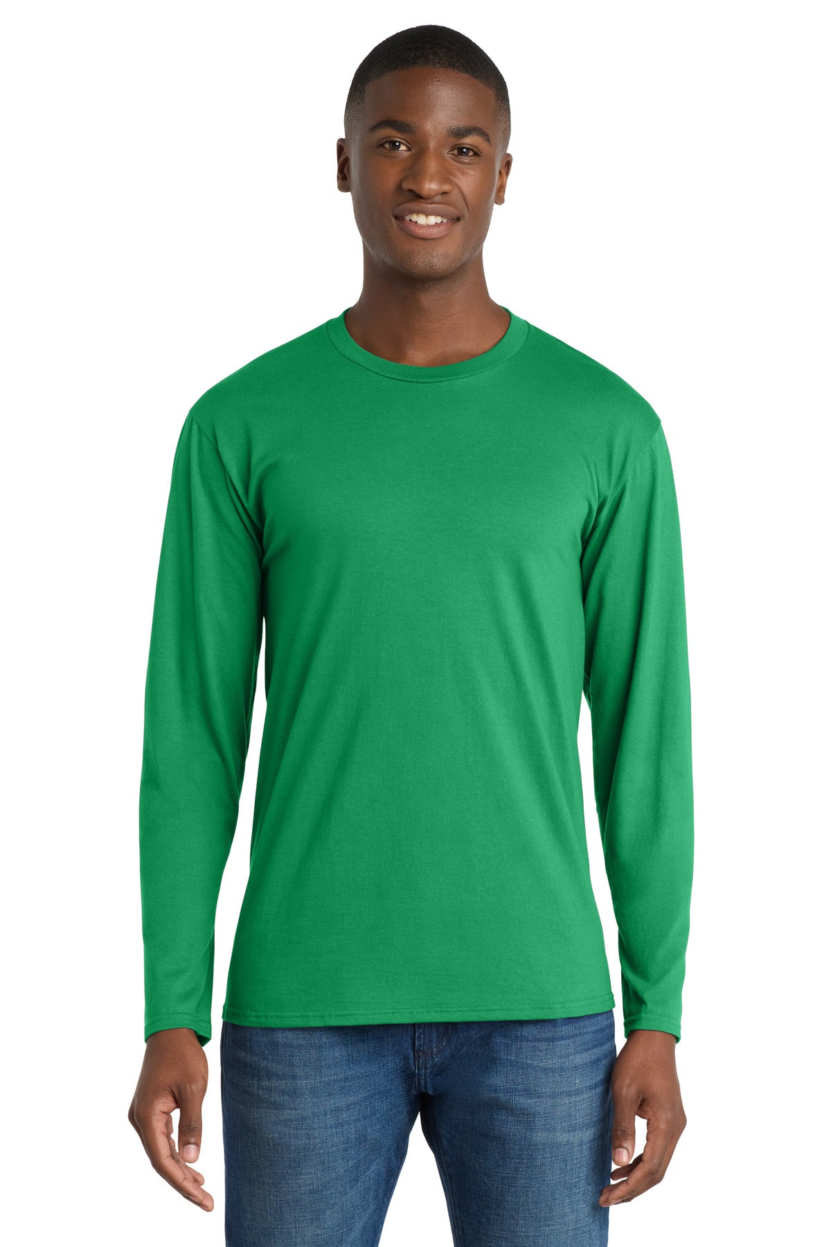 Port & Co Long Sleeve Fan Favorite Tee. PC450LS