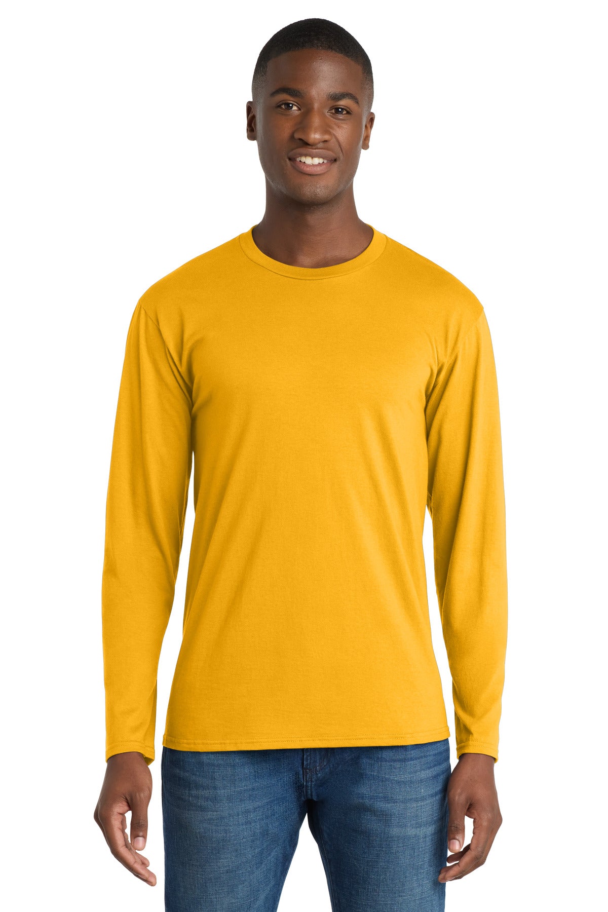 Port & Co Long Sleeve Fan Favorite Tee. PC450LS