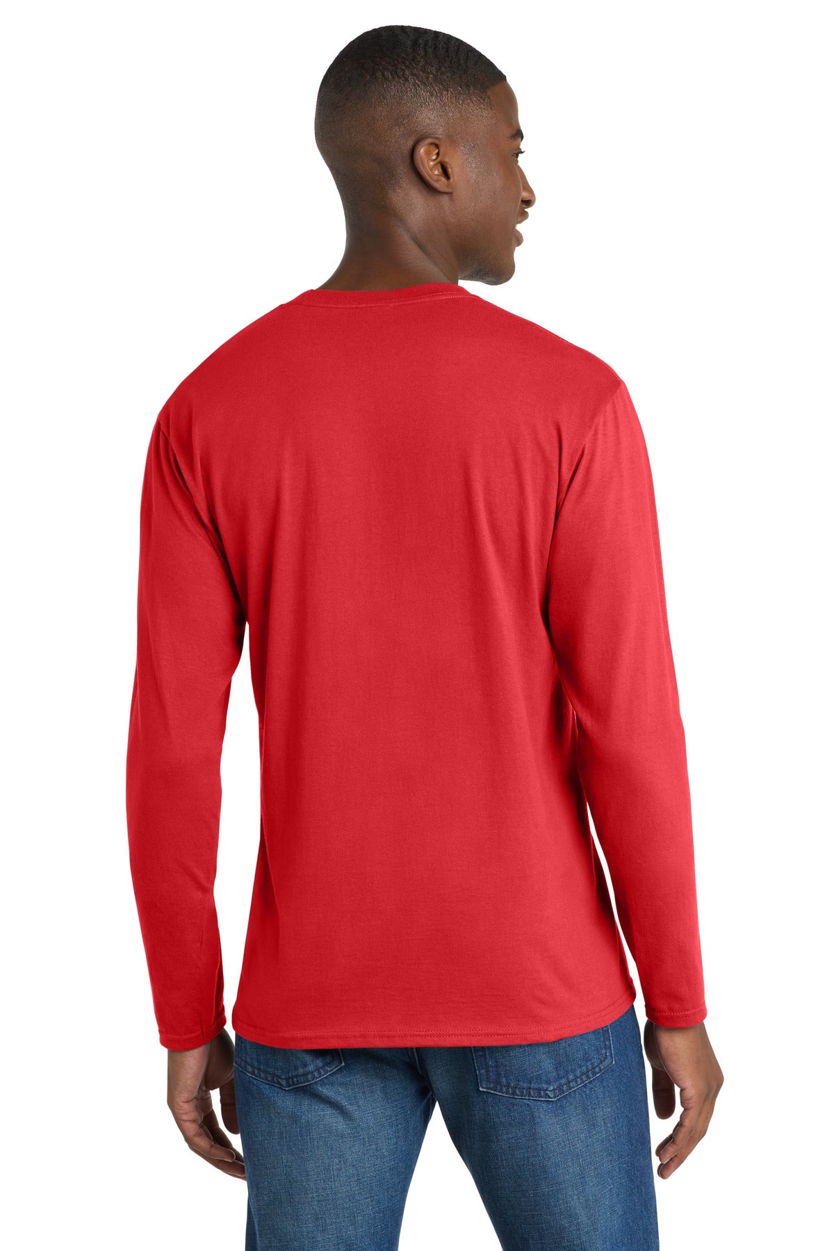 Port & Co Long Sleeve Fan Favorite Tee. PC450LS