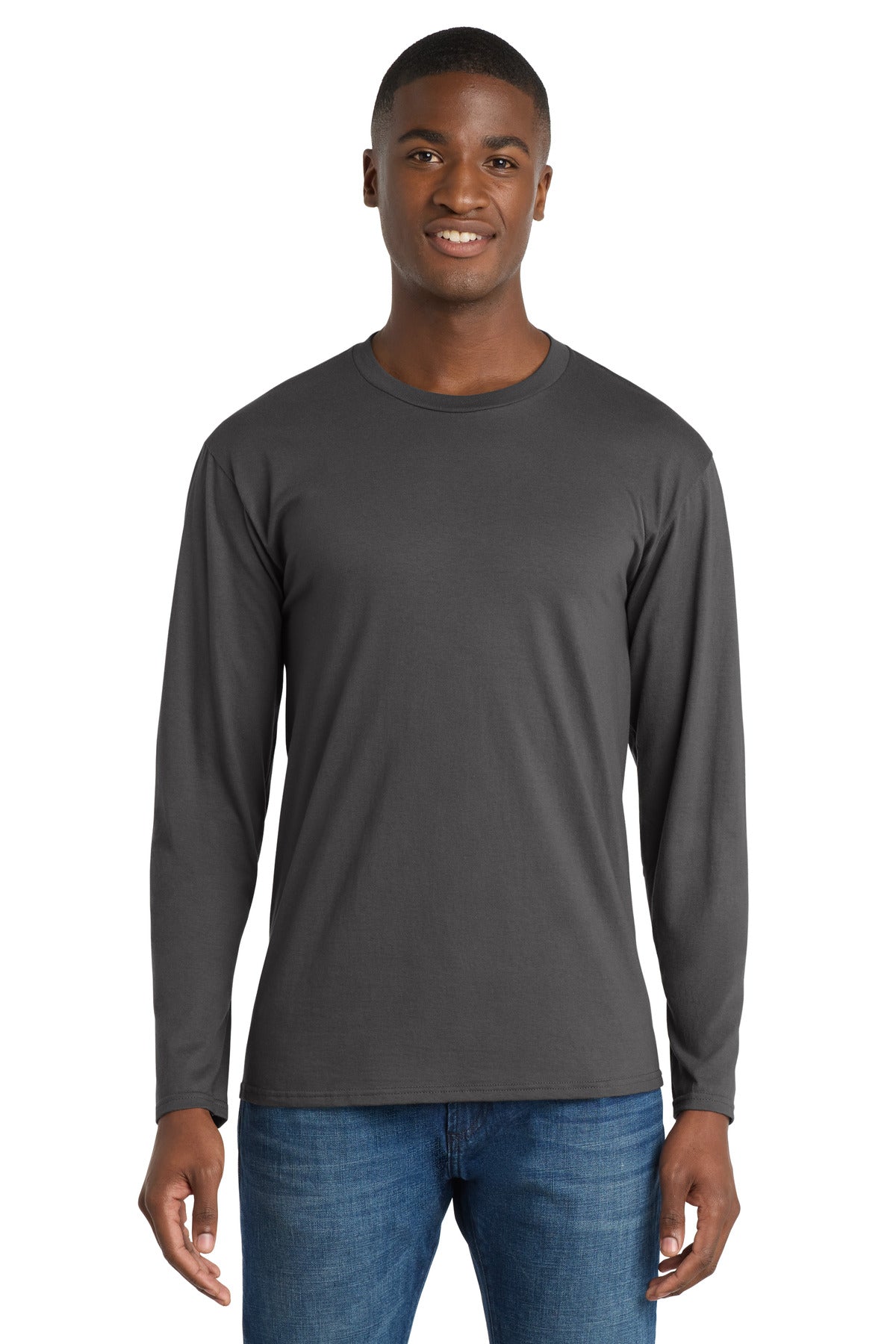 Port & Co Long Sleeve Fan Favorite Tee. PC450LS