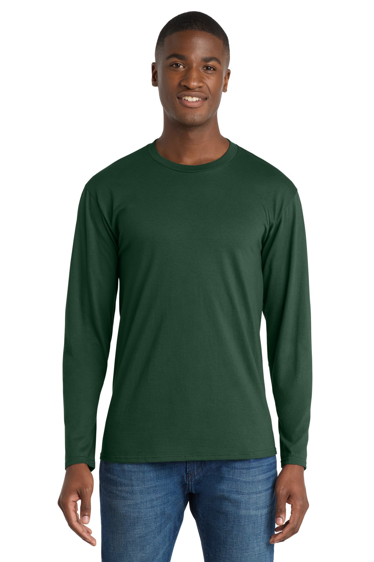 Port & Co Long Sleeve Fan Favorite Tee. PC450LS