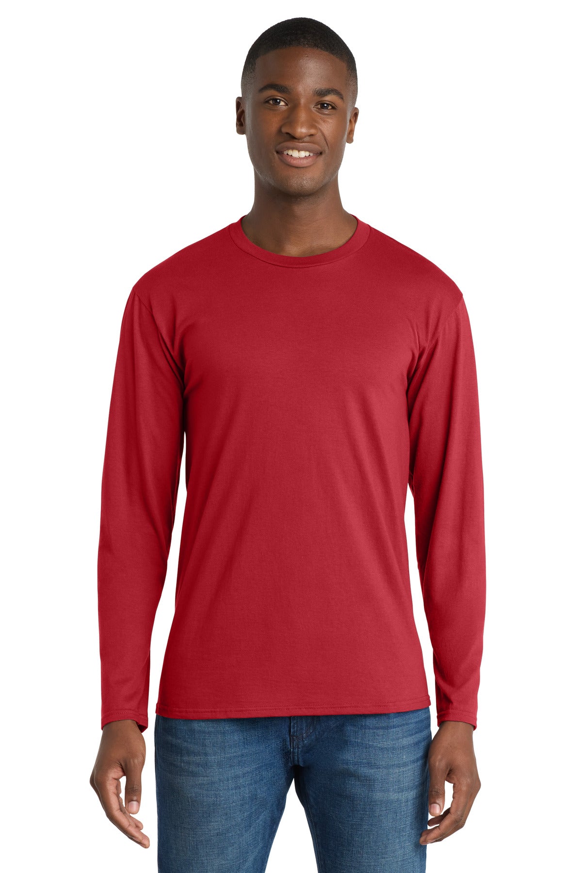 Port & Co Long Sleeve Fan Favorite Tee. PC450LS