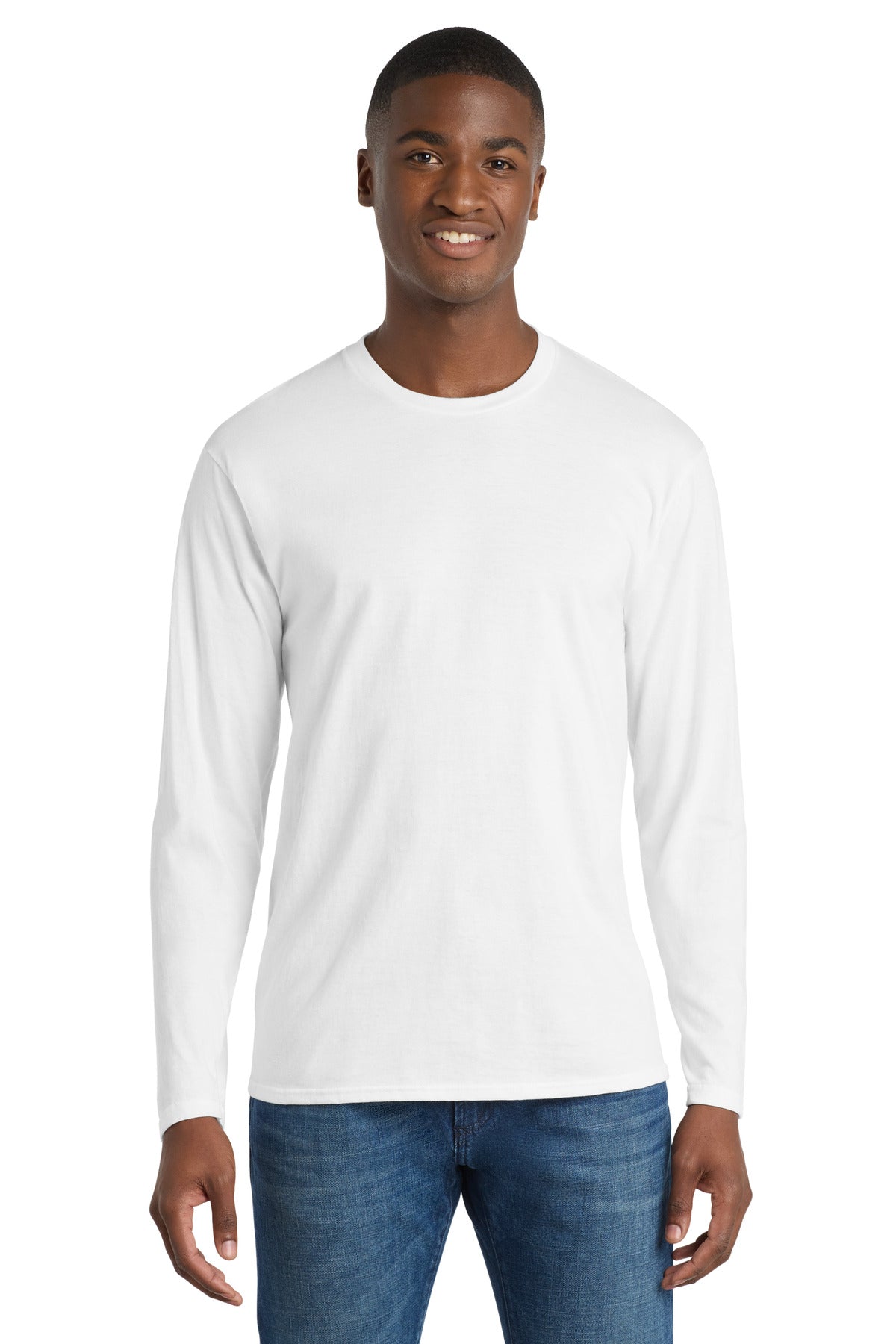 Port & Co Long Sleeve Fan Favorite Tee. PC450LS