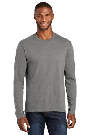 Port & Co Long Sleeve Fan Favorite  Blend Tee. PC455LS