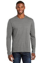 Port & Co Long Sleeve Fan Favorite  Blend Tee. PC455LS