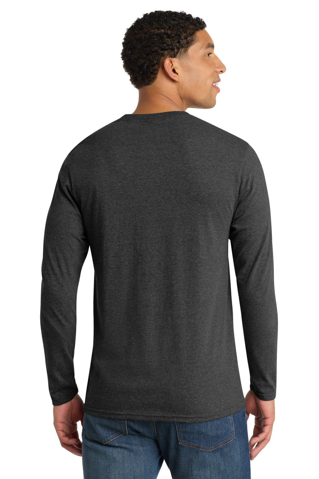 Port & Co Long Sleeve Fan Favorite  Blend Tee. PC455LS