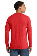 Port & Co Long Sleeve Fan Favorite  Blend Tee. PC455LS