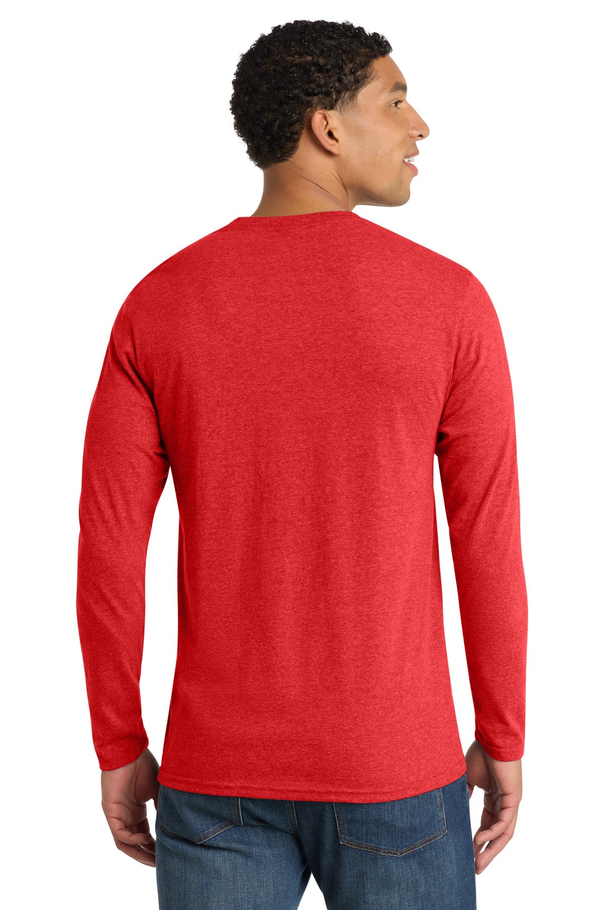 Port & Co Long Sleeve Fan Favorite  Blend Tee. PC455LS