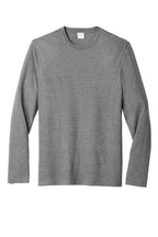 Port & Co Long Sleeve Fan Favorite  Blend Tee. PC455LS