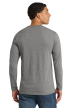 Port & Co Long Sleeve Fan Favorite  Blend Tee. PC455LS