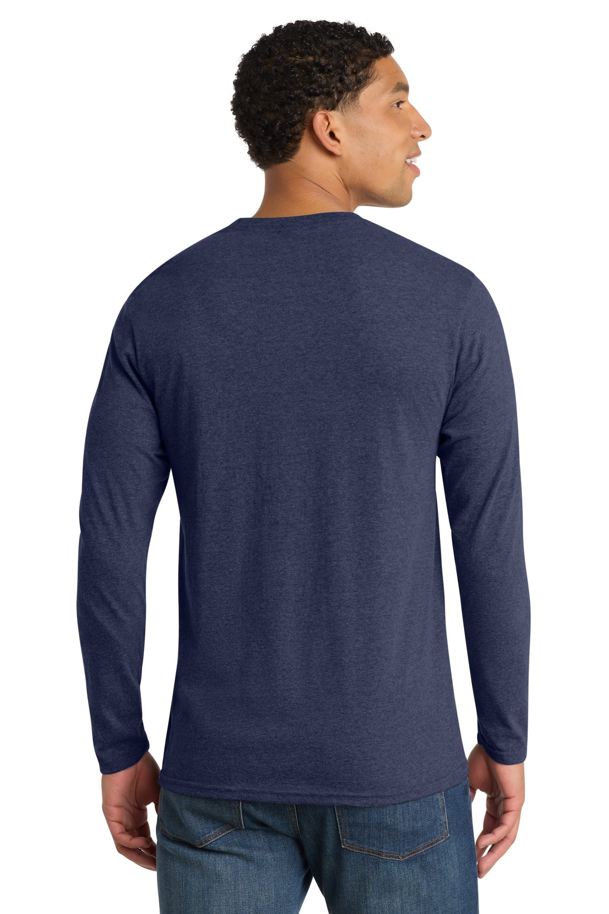 Port & Co Long Sleeve Fan Favorite  Blend Tee. PC455LS