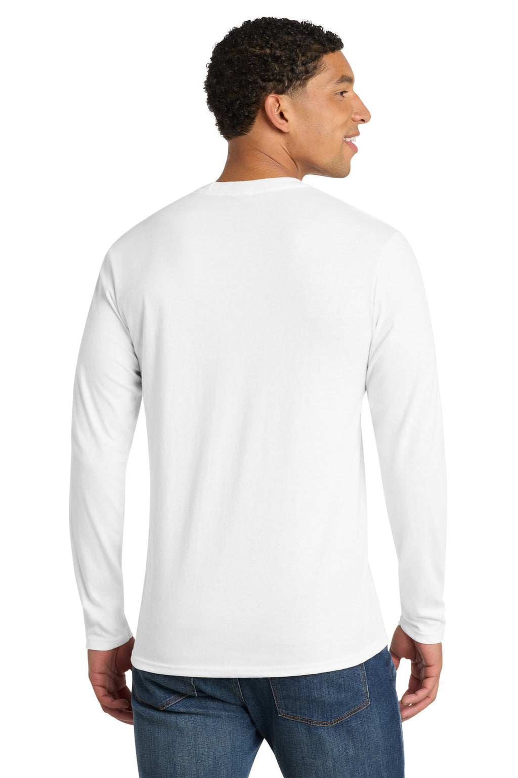 Port & Co Long Sleeve Fan Favorite  Blend Tee. PC455LS