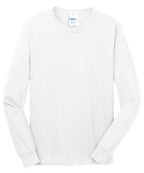 Port & Co Long Sleeve Core Cotton Tee. PC54LS
