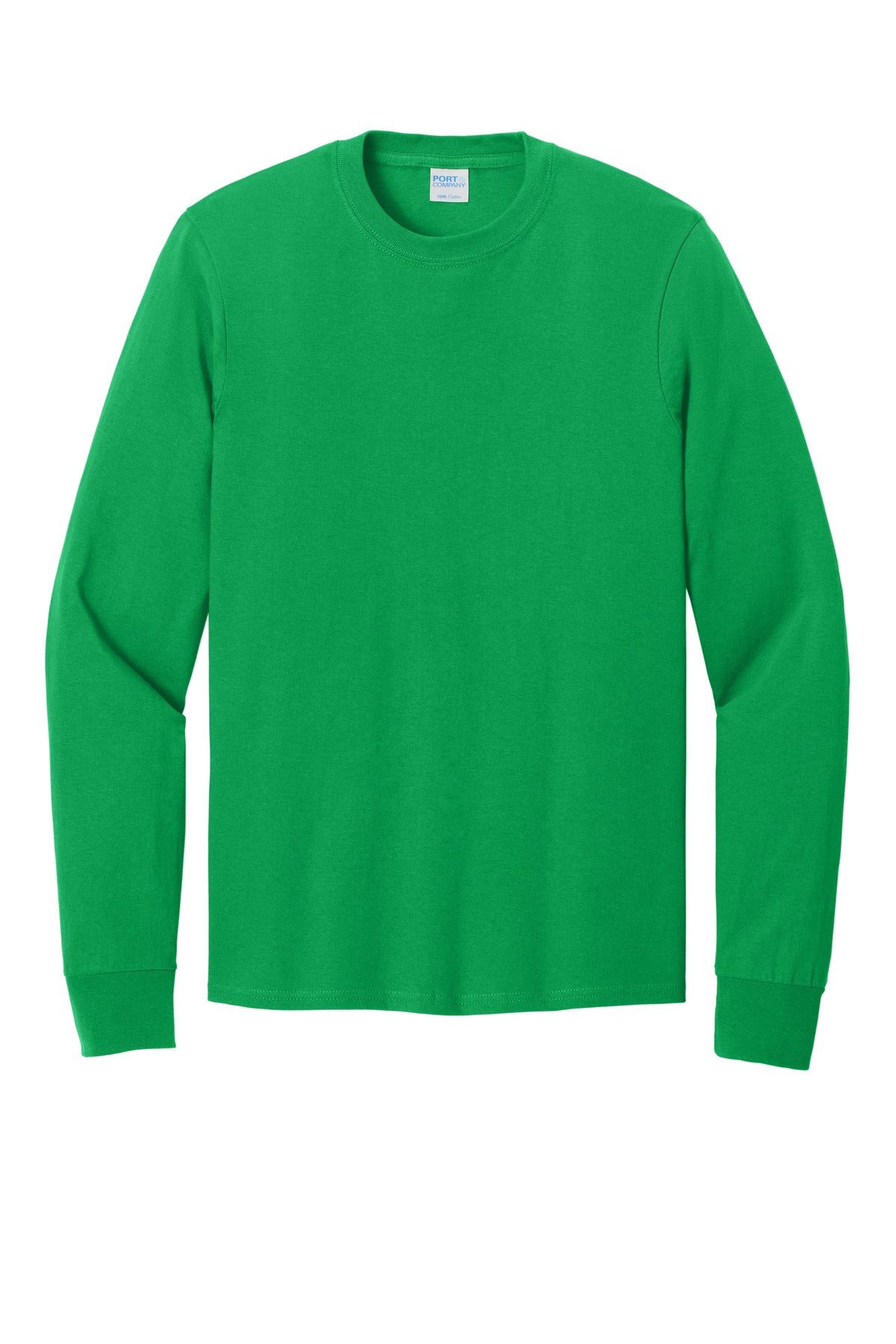 Port & Co Long Sleeve Core Cotton Tee. PC54LS