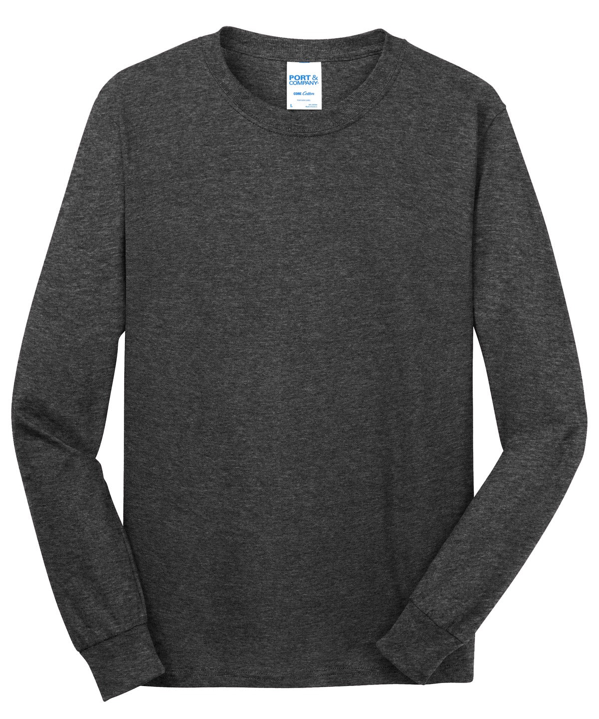 Port & Co Long Sleeve Core Cotton Tee. PC54LS